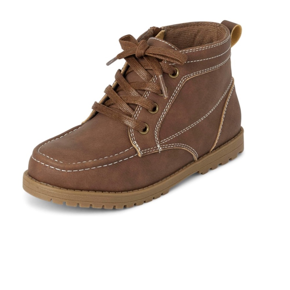 The Children's Place Boys Dress Ankle Brown Boots Size 5